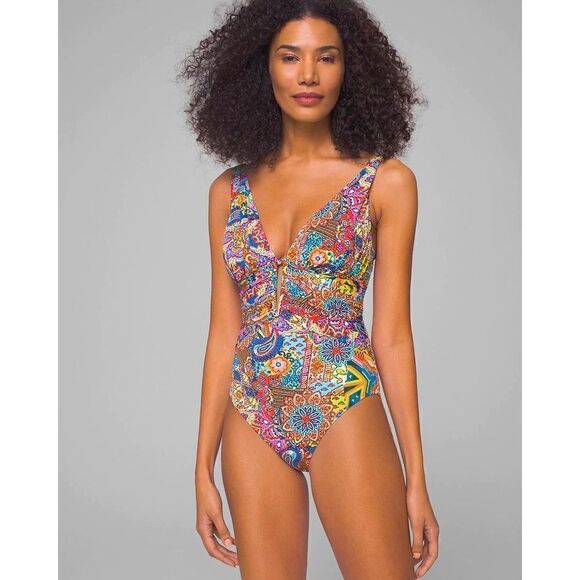 Bleu Rod Beattie groovy colorful swimsuit. - Picture 8 of 10